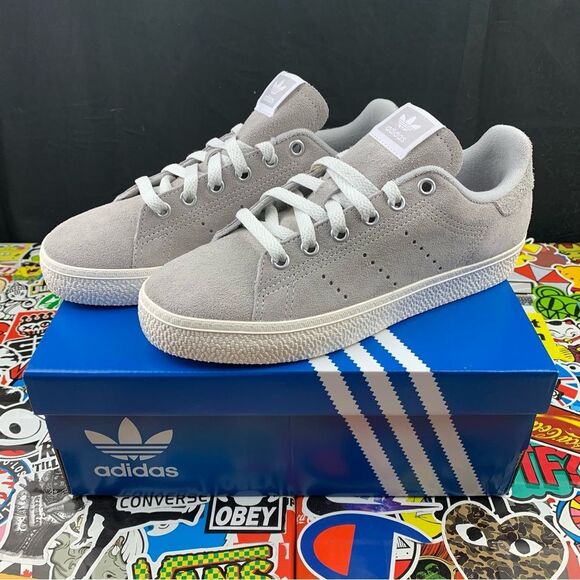 Adidas Stan Smith SC Grey Suede Women's Various Sizes - Picture 1 of 13
